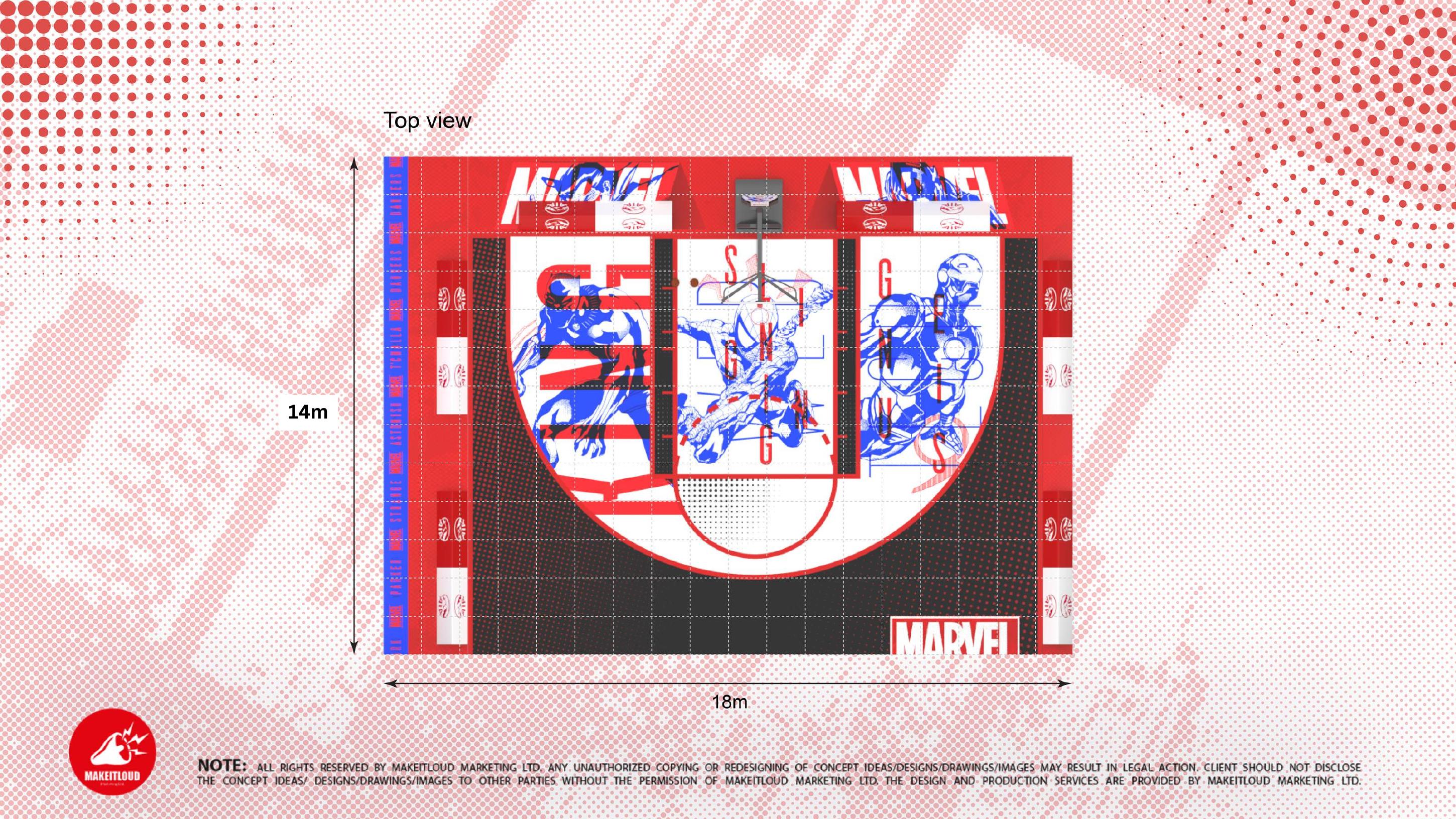 Court layout